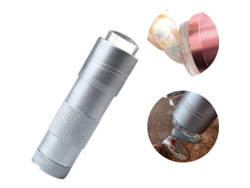 Lámpara De Uñas Led Uv Portátil, Prensa Para Decoración De Uñas, Prensa Suave Para Secar Y Alisar Pegatinas Y Accesorios Para Uñas