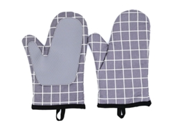 2026-42030-guantes De Horno De Silicona Resistentes Al Calor Antideslizantes Grado Alimentario Para Cocina Asado Horneado Cocción Gris