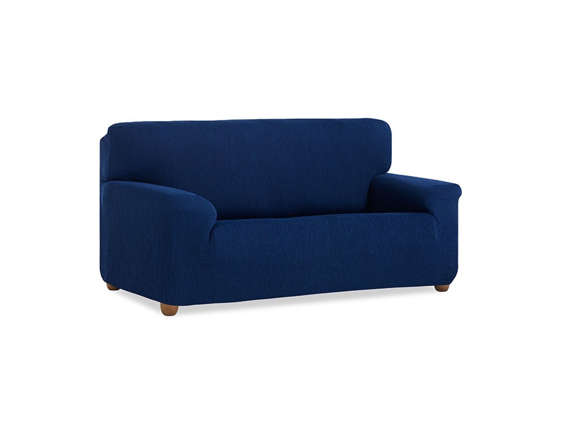 Funda de Sofá DOMAINET 2 Plazas (Azul - Algodón y poliéster - 130-180 cm)