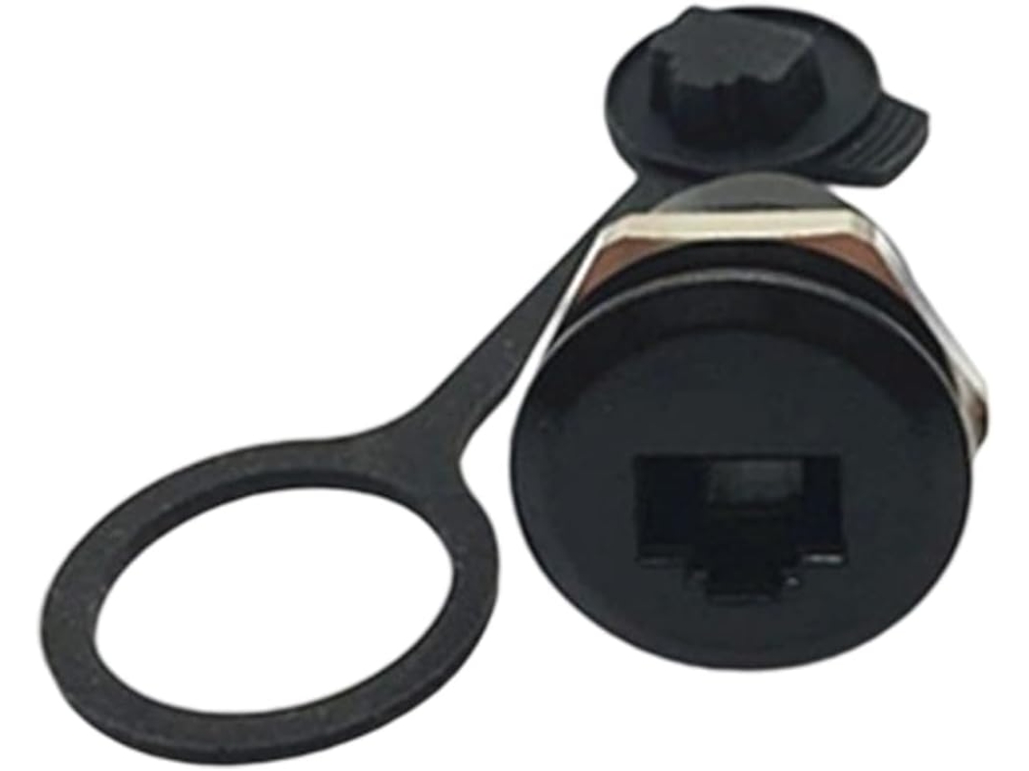 Conector Hembra Rj45 8p8c De Aleación Con Blindaje Gigabit Ethernet