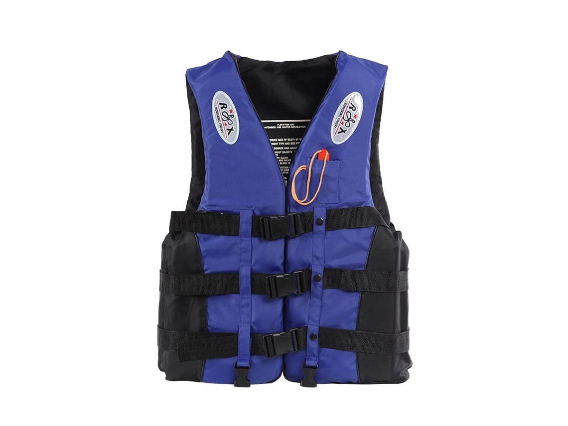 Chaleco Salvavidas Azul Talla M Resistente Para Jóvenes Y Adultos En Actividades Náuticas
