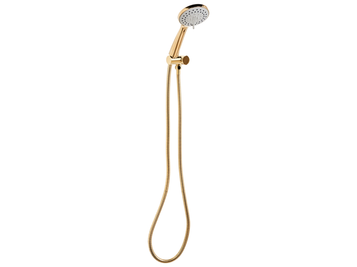 Juego de ducha y manguera Beliani Tamushal Gold de 10 x 3 x 23 pulgadas