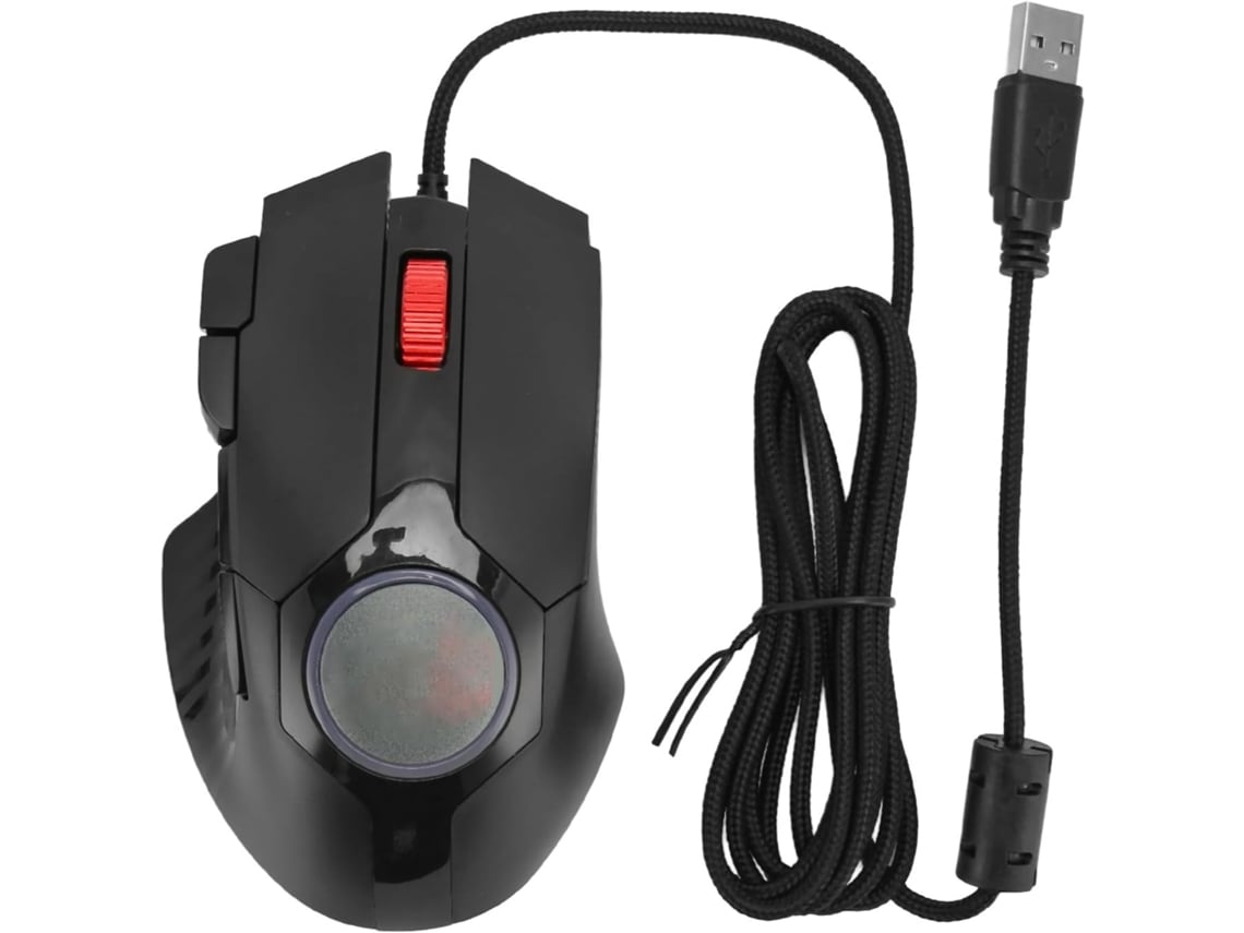 Ratón Gaming Rgb Con Botones De Disparo Rápido, Con Cable, Ergonómico, Dpi Ajustable Para Pc Y Portátil.