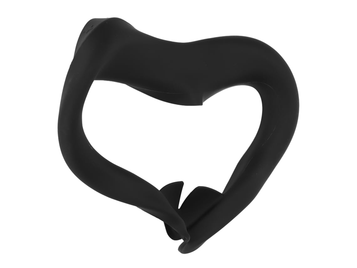 Máscara De Silicone Para Oculus Quest 2 Protetora Contra Suor Lavável Anti Luz Visão Perfeita Vr Gaming Preto