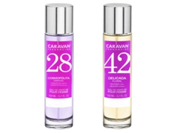 Set de 2 perfumes Caravan para mujer Nº42 y Nº 28
