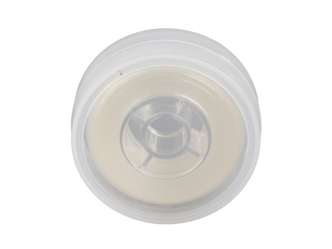 Juego de 50 Danu26 Cascabels, 15 mm, para señuelos de pesca, tubo insertable, negro transparente.