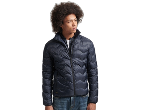 Abrigo para Hombre SUPERDRY (2XL - Azul)