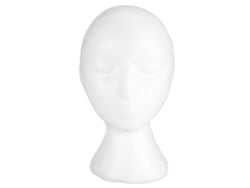 Modelo De Cabeza De Maniquí De Espuma Portátil Para Mostrar Pelucas Y Sombreros 1 Unidad