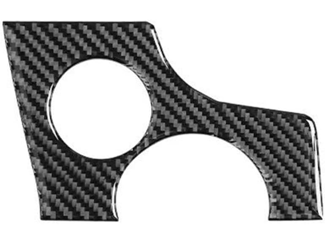 Adhesivo Para Coche, Adhesivo Decorativo De Fibra Carbono El Panel Cerradura Del Panamera 2010-2016 (negro,