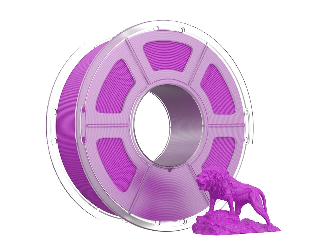 Filamento para impresora 3D, PLA duradero, alta velocidad, color violeta OEM