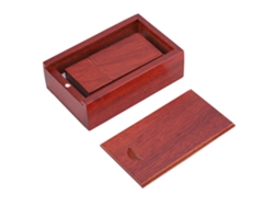 Memoria Usb 2.0 Rosewood Wooden Shell De 32gb Con Caja, Memoria Usb
