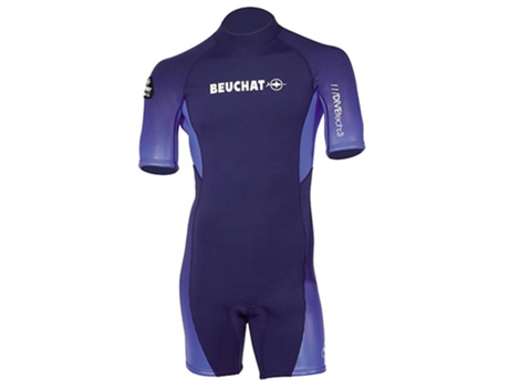 Traje de Hombre para Buceo BEUCHAT Corto By Watts Azul (M)
