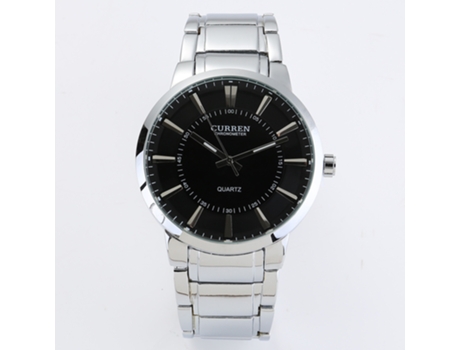 Relojes para Hombre Relojes Analógicos de Acero Inoxidable Resistentes al Agua de Moda Reloj Reloj de Pulsera de Negocios para Hombres-Negro LUUCOZK