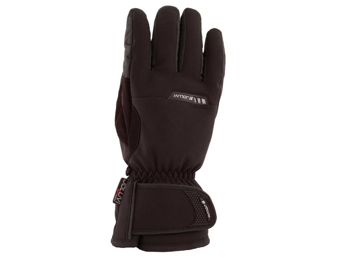 Guantes JOLUVI Luvas Softshell Hot Preto 7 Homem