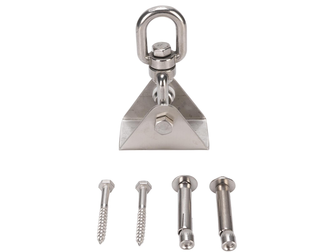 Kit De Soporte Giratorio De 360° Para Columpio, Acero Inoxidable 304, Capacidad De 544 Kg, Para Hamaca De Yoga, Balcón Y Jardín.