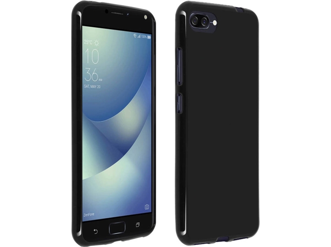 Carcasa Asus Zenfone 4 Max Plus AVIZAR Silicona Negro