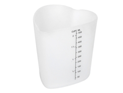 Vaso Medidor De Silicona Gruesa De 500 Ml, Resistente A Altas Temperaturas (220 °c).