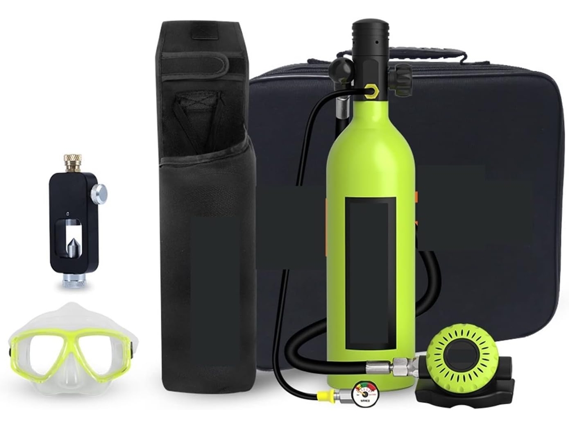 Mini Botella De Buceo, Traje De Neopreno De 1 Litro, Aparato Respiratorio (color: Verde, Talla)