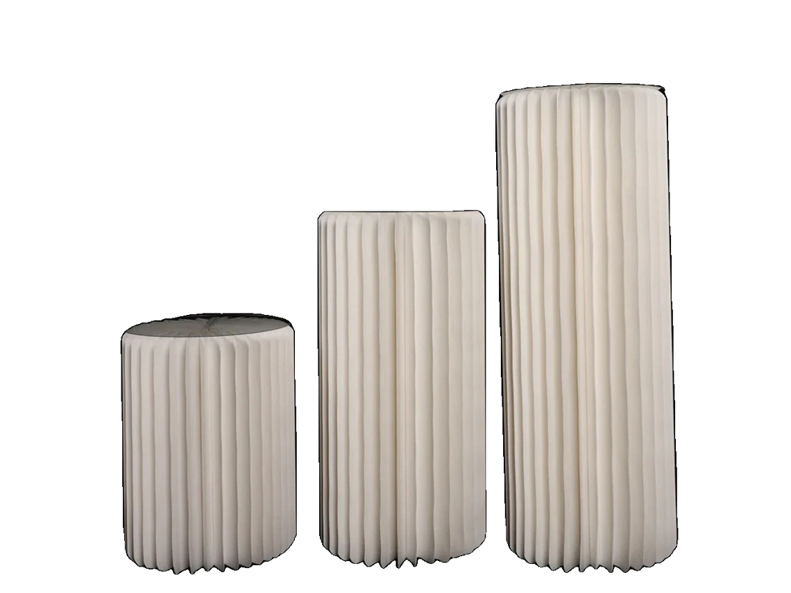 Expositor cilíndrico para decoración de bodas y fiestas, adornos para el hogar, H40 60 80 OEM