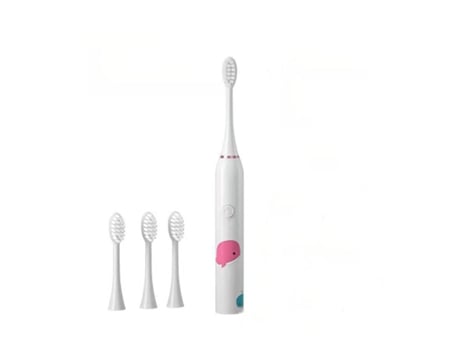 Cepillo de dientes eléctrico Cepillo de dientes rotatorio para niños HHZ Niños Ultrasonic4 Cabezales de cepillo
