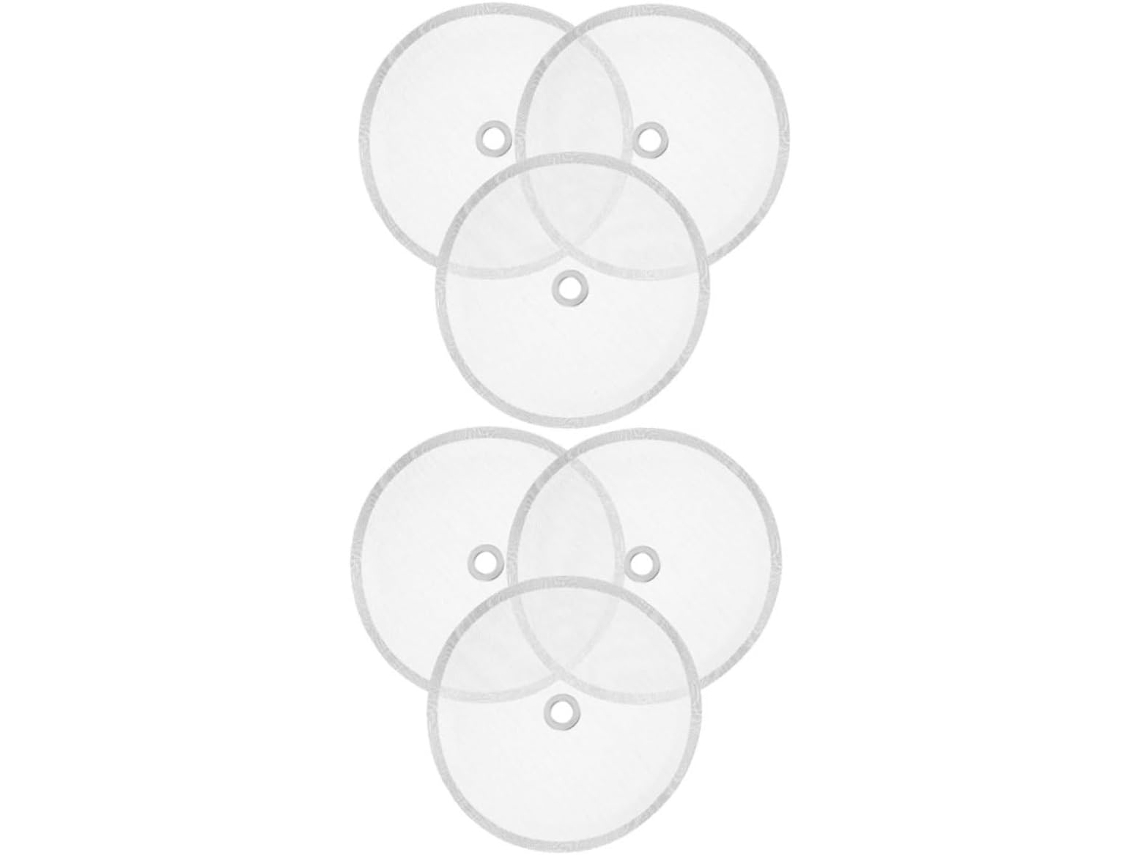 Filtros De Café Reutilizables De 6 Piezas, Coladores De Acero Inoxidable Para Cafeteras