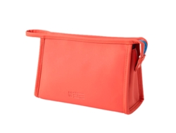 Neceser de viaje para mujer con cremallera y capacidad para agua, color naranja (26 x 16 x 10 cm)