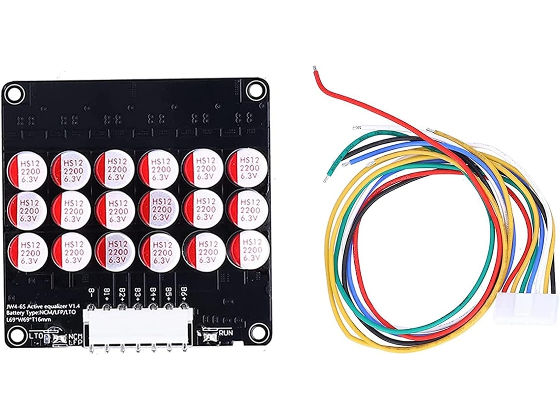 Balanceador Ecualizador Activo Con Condensador Lifepo4/lto De 6s