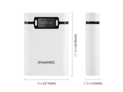 Caja De Banco De Baterías Diy Con Batería De Litio, Salida Usb Y Indicador Para Smartphone