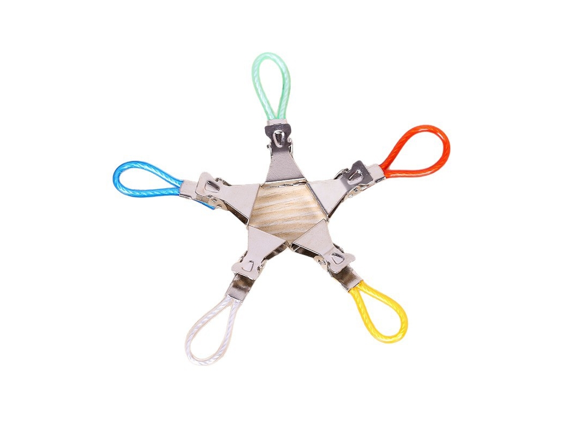 Juego de 15 ganchos para toallas, prácticos y multifuncionales, para cocina, baño y playa Tommy01