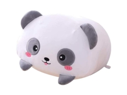 2026-48781-almohada De Cuerpo Cilíndrica De Peluche Panda Linjou Suave Para Niños Dormir Kawaii (20cm)