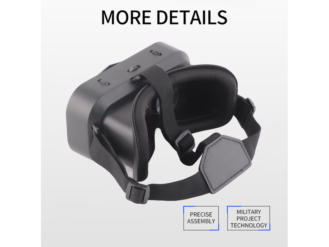Auriculares De Realidad Virtual 3d Con Campo De Visión De 90°, Compatibles Con Teléfonos Móviles De 3,5 A 7,2 Pulgadas.