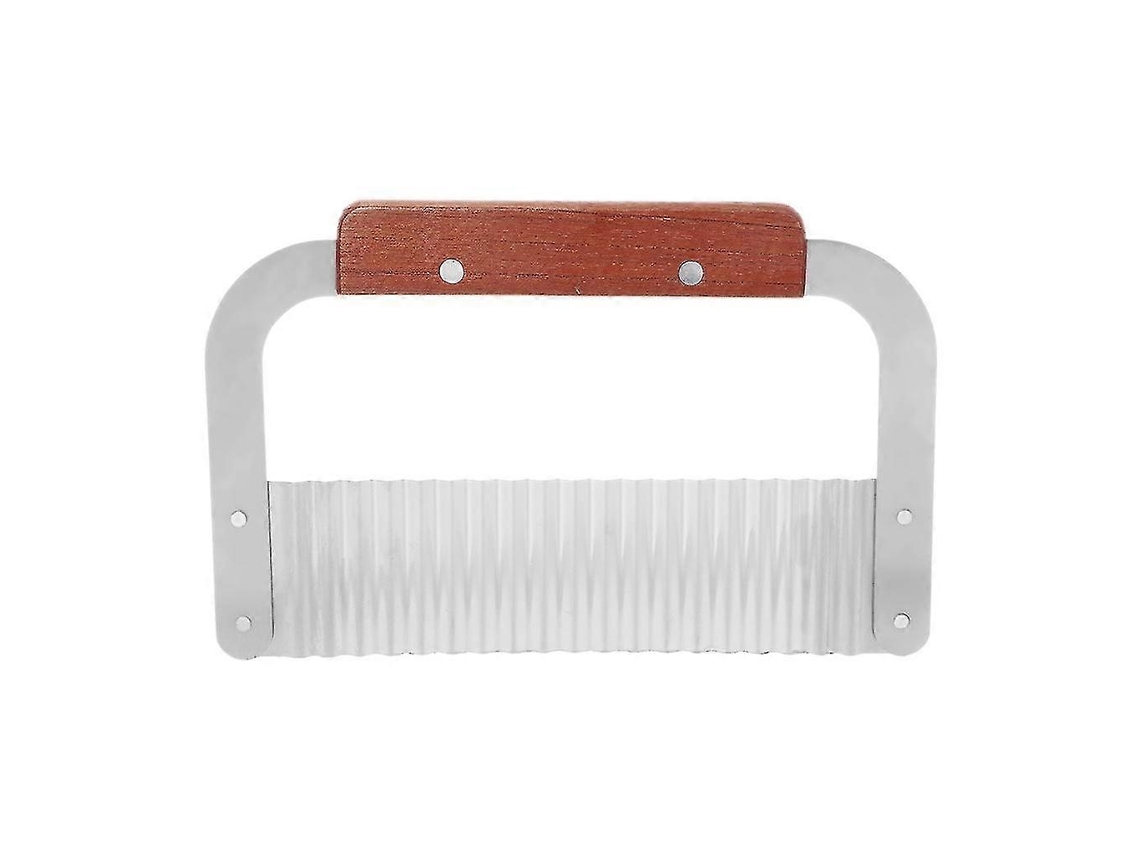 Cortador de papas fritas profesional Rosewell de acero inoxidable, 2 cuchillas