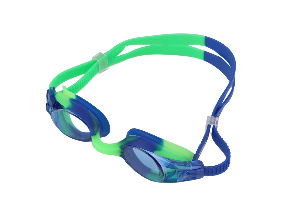 Gafas de natación infantiles ajustables antivaho - Azul verdoso