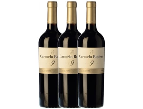 Vino CARMELO RODERO Carmelo Rodero 9 Meses Tempranillo Ribera Del Duero Joven (0.75 L - 3 unidades)