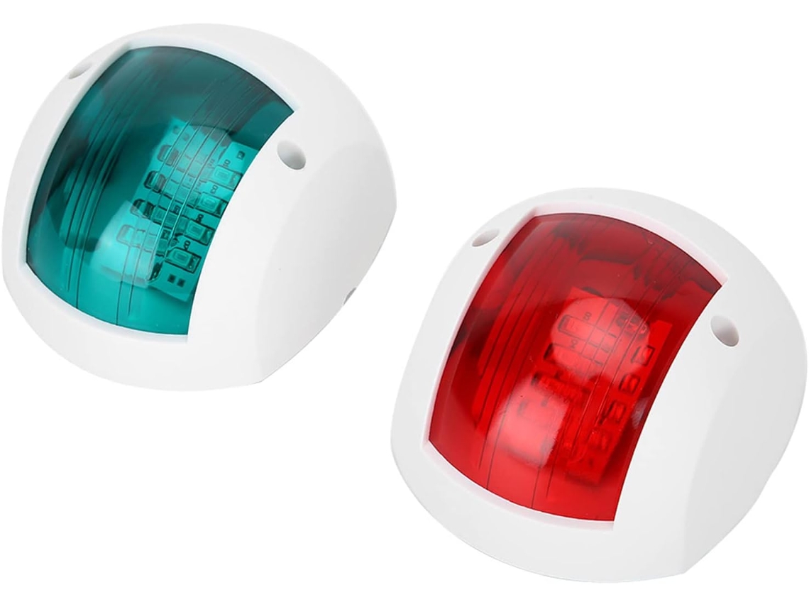 Paire De Feux Señalización Navegación Led Durables 3w, Para Bateau, Yacht, Rouge, Vert, La Plupart