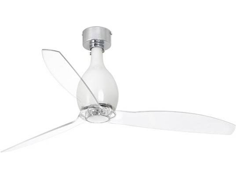 Ventilador de Techo FARO BARCELONA Mini Eterfan Blanco (32 W - Diámetro 128 cm)