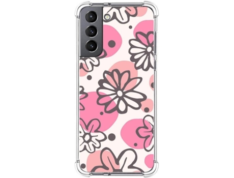 Carcasa Samsung Galaxy S21 5G TUMUNDOSMARTPHONE Dibujos Antigolpes Flores 09 Multicolor