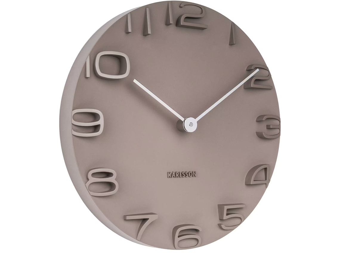 Reloj de pared con agujas cromadas Karlsson On The Edge