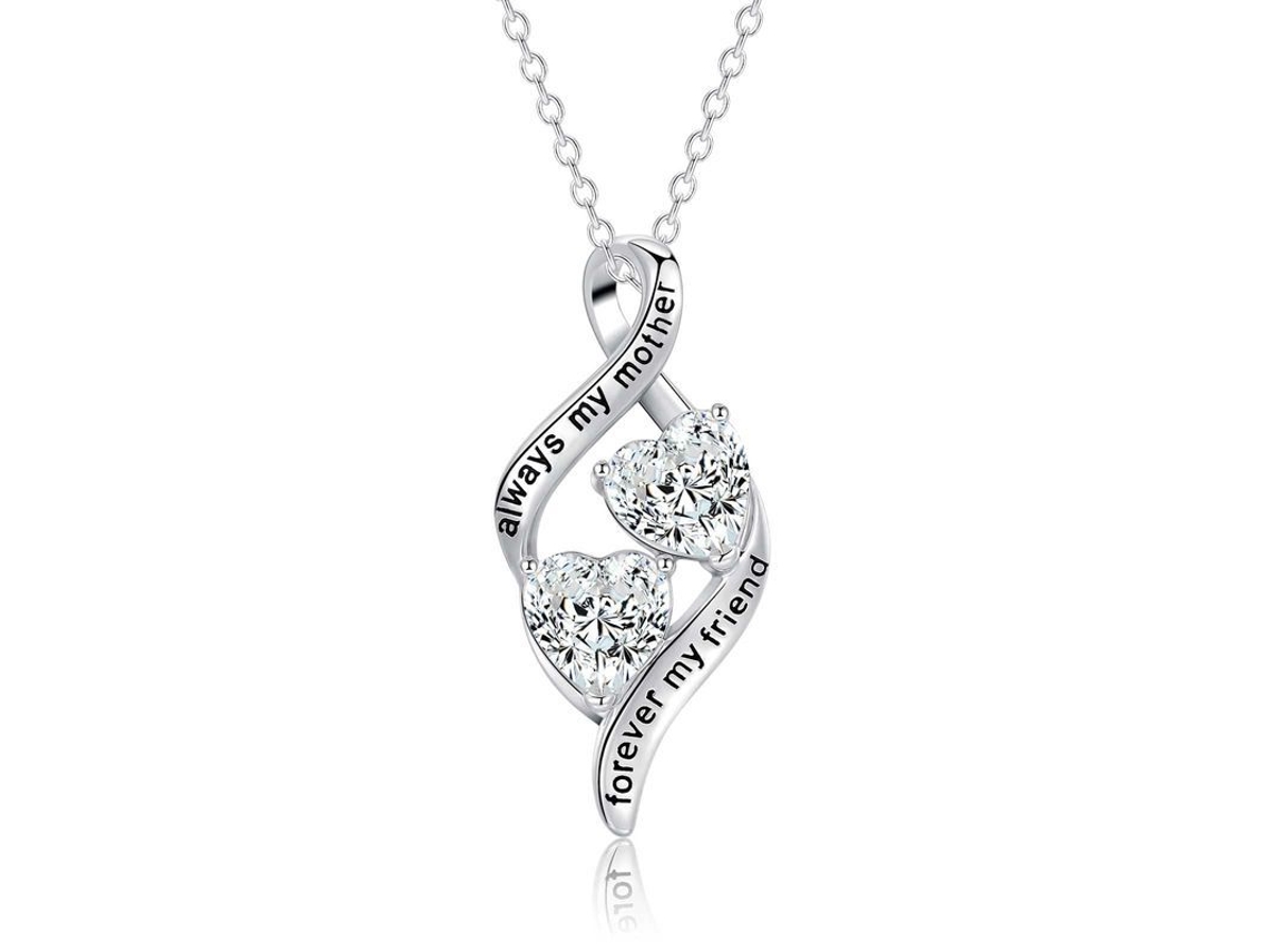 2026-collares De Plata Ley 925 Para Mamá Regalos De Día De La Madre Cumpleaños Amiga Eterno