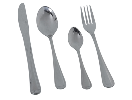 Set 24 Cubiertos Acero Brillo DRW (NA)