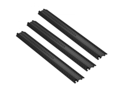 Juego de 3 Rampas Protectoras de Cables de Goma 100x13x2cm Tekmaquinas