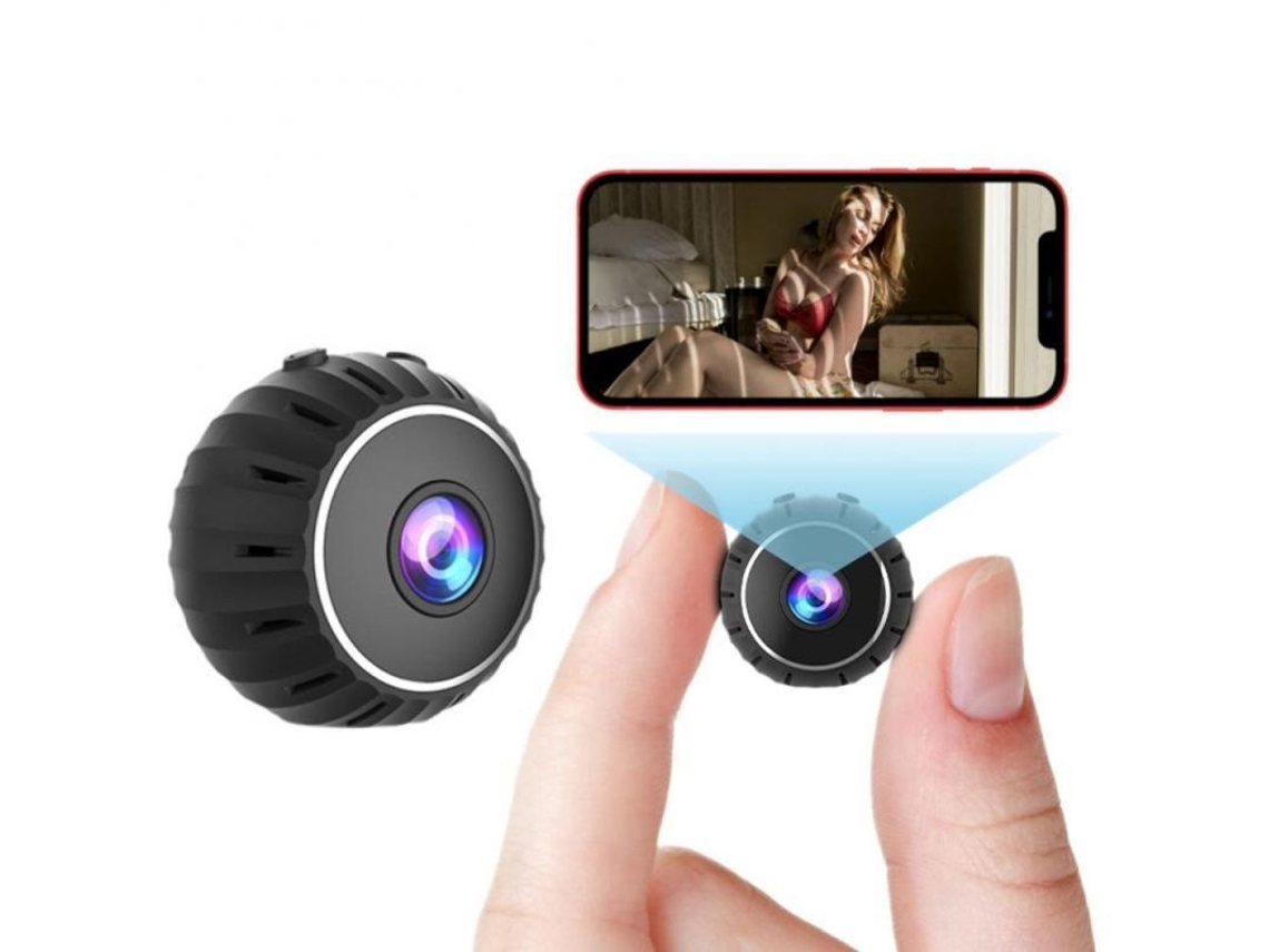 Minicámara De Seguridad Ip Con Wifi, Visión Nocturna 1080p, Para Mascotas Y Uso Doméstico (mml)