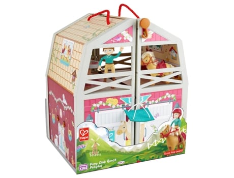 Casa de Muñecas HAPE Rancho Club de Poni (3 Años)