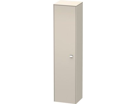 Armario DURAVIT Brioso alto 177,0x42,0x36,0 cm 1 puerta abatible a la izquierda 1 balda de madera 3 baldas de cristal