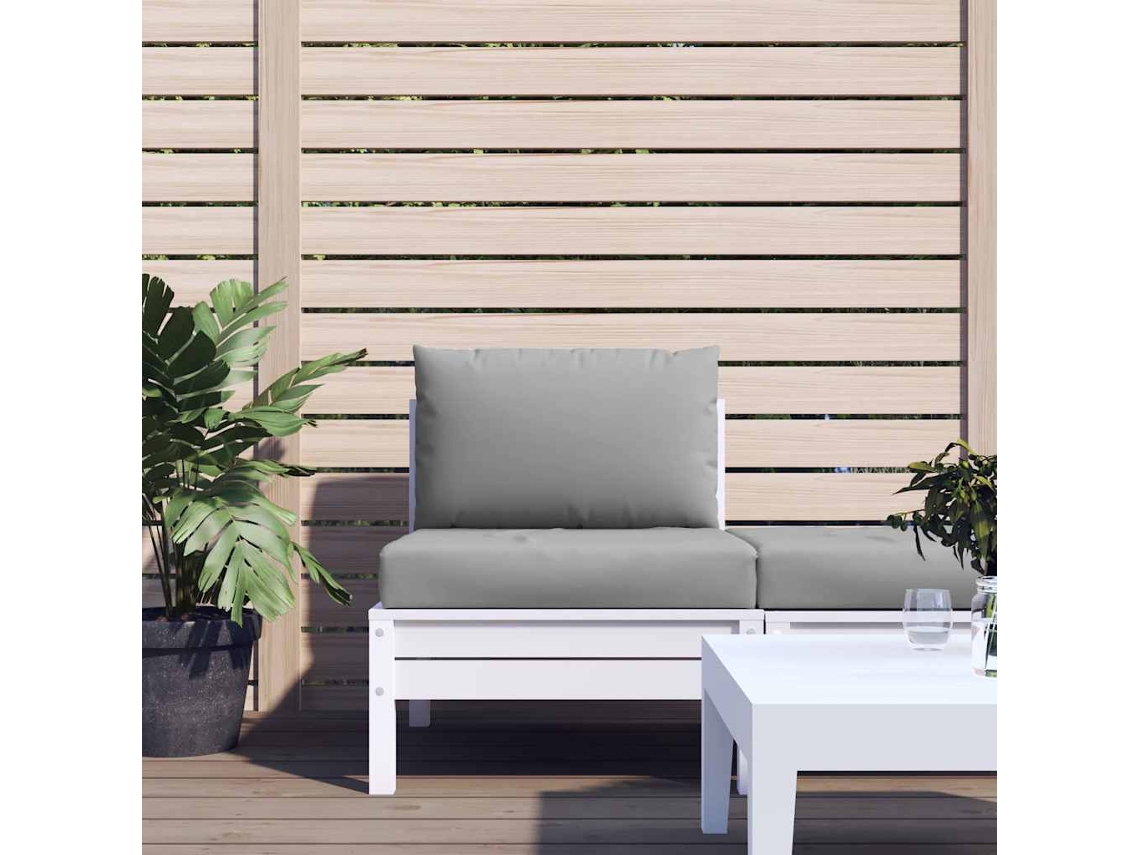 Cojines para muebles de palets, 2 unidades, tela Oxford gris HARLANV1