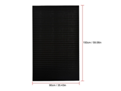 2026-cortinas Plisadas Blackout Para Ventana Y Puerta, Cortinas Opacas Para Sala De Estar, 35"x59"/35"x70"