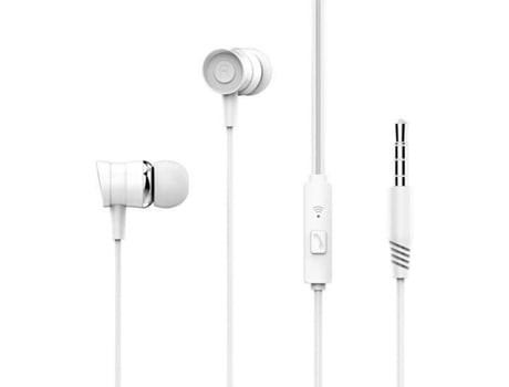 Auriculares con Cable XO EP20 (In Ear - Micrófono - Blanco)