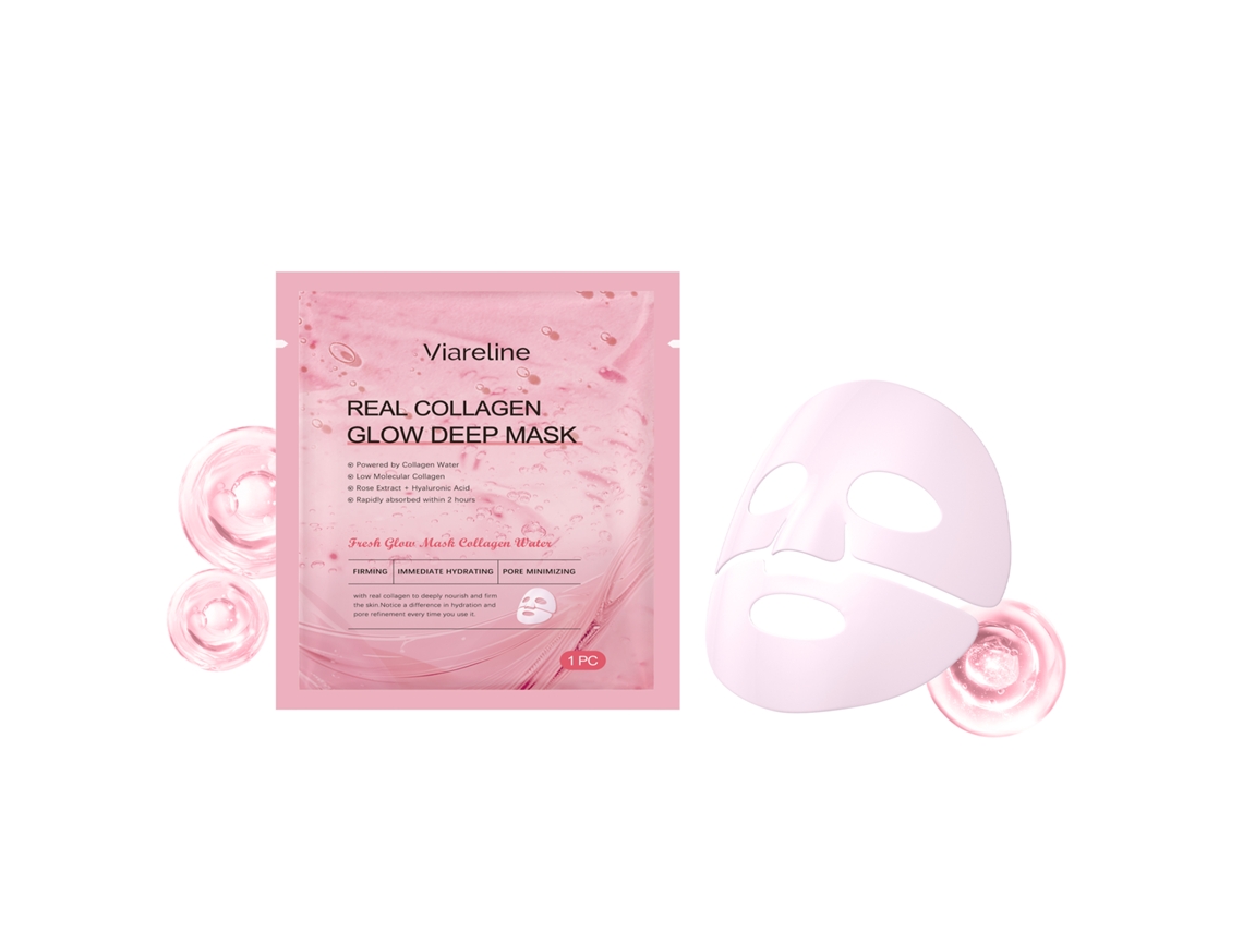 Mascarilla reafirmante e hidratante de colágeno en bolsa