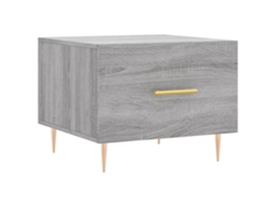 Maison Exclusive - Mesa De Centro Madera Contrachapada Gris Sonoma 50x50x40 Cm