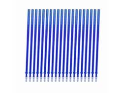 20 Recambios Para Bolígrafos De Gel Borrables Con Tinta Azul, Punta Fina De 0,5 Mm, Para Bolígrafos Borrables, Material Escolar Y De Oficina.
